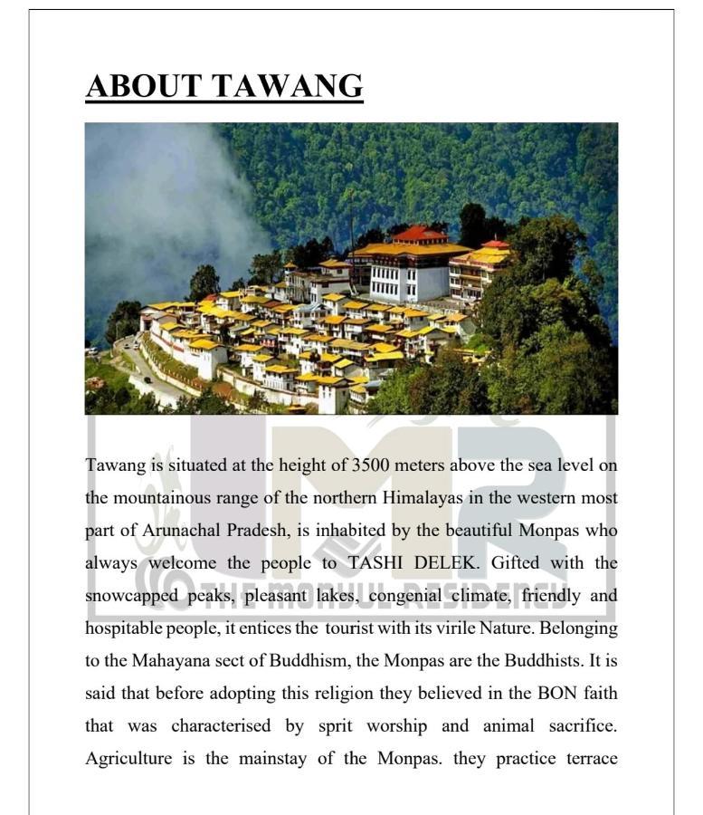 The Monyul Residency Ξενοδοχείο Tawang Εξωτερικό φωτογραφία